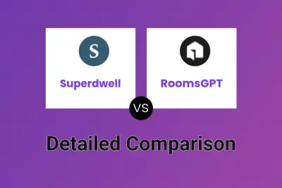 Superdwell vs RoomsGPT Detailed comparison features, price