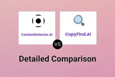 ContentDetector.AI vs CopyFind.AI Detailed comparison features, price