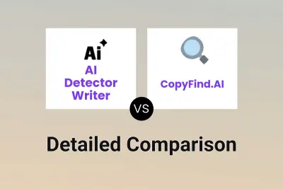 AI Detector Writer vs CopyFind.AI Detailed comparison features, price