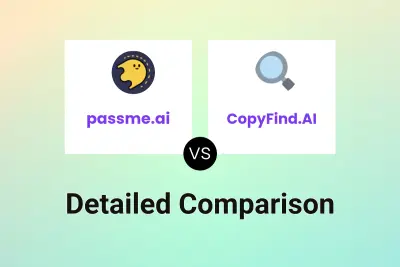 passme.ai vs CopyFind.AI Detailed comparison features, price