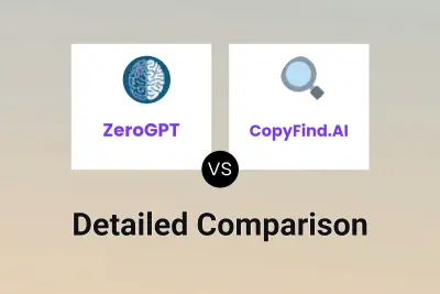 ZeroGPT vs CopyFind.AI Detailed comparison features, price