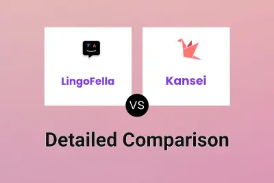 LingoFella vs Kansei Detailed comparison features, price