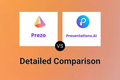 Prezo vs Presentations.AI Detailed comparison features, price