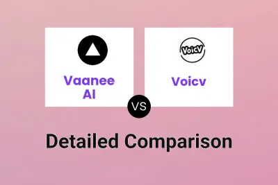 Vaanee AI vs Voicv Detailed comparison features, price