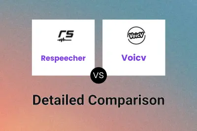 Respeecher vs Voicv Detailed comparison features, price