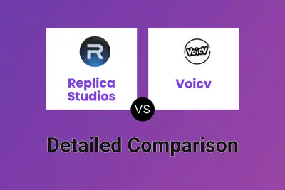 Replica Studios vs Voicv Detailed comparison features, price