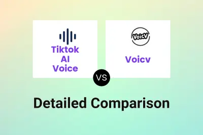 Tiktok AI Voice vs Voicv Detailed comparison features, price