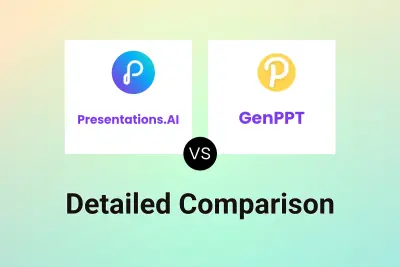 Presentations.AI vs GenPPT Detailed comparison features, price