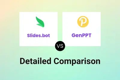 Slides.bot vs GenPPT Detailed comparison features, price