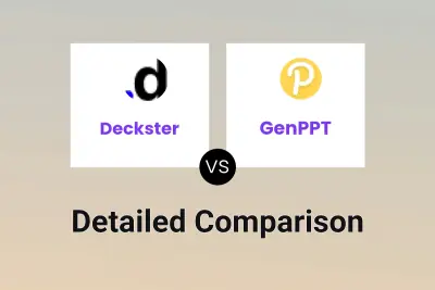 Deckster vs GenPPT Detailed comparison features, price