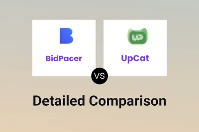 BidPacer vs UpCat Detailed comparison features, price