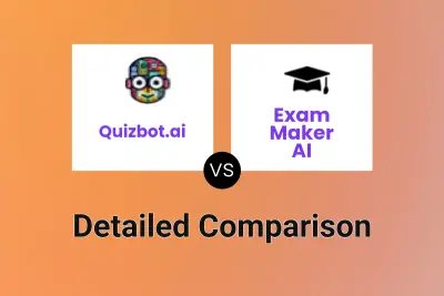 Quizbot.ai vs Exam Maker AI Detailed comparison features, price