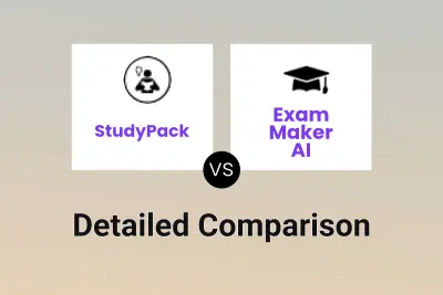 StudyPack vs Exam Maker AI Detailed comparison features, price