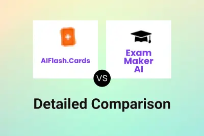 AIFlash.Cards vs Exam Maker AI Detailed comparison features, price