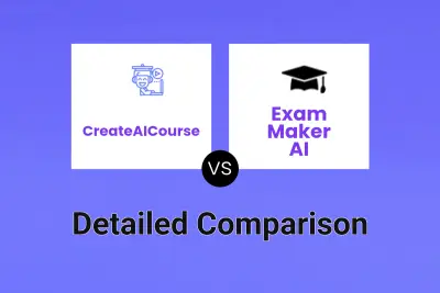 CreateAICourse vs Exam Maker AI Detailed comparison features, price