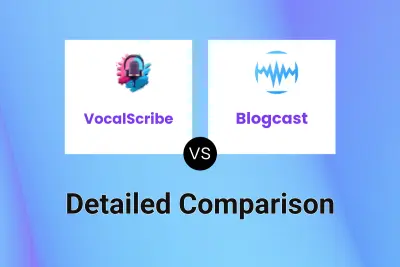 VocalScribe vs Blogcast Detailed comparison features, price