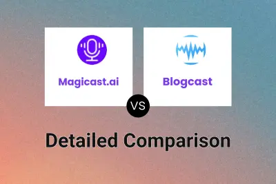 Magicast.ai vs Blogcast Detailed comparison features, price