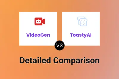 VideoGen vs ToastyAI Detailed comparison features, price