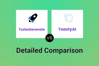 TurboGenerate vs ToastyAI Detailed comparison features, price