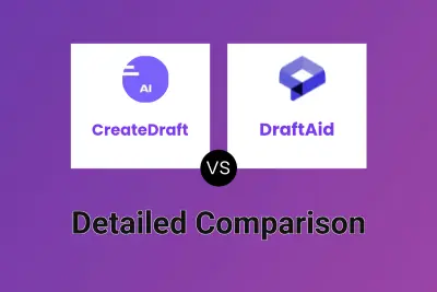 CreateDraft vs DraftAid Detailed comparison features, price