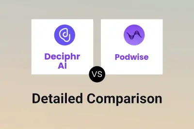 Deciphr AI vs Podwise Detailed comparison features, price