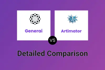 Generai vs Artimator Detailed comparison features, price