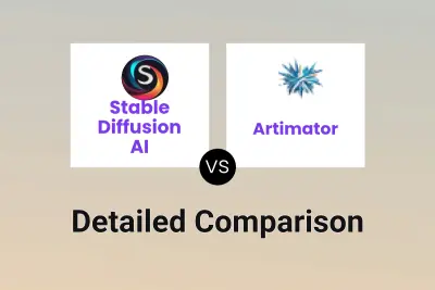 Stable Diffusion AI vs Artimator Detailed comparison features, price