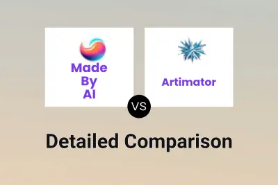 Made By AI vs Artimator Detailed comparison features, price