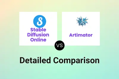 Stable Diffusion Online vs Artimator Detailed comparison features, price