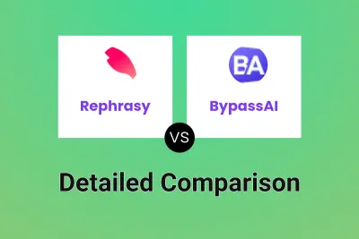 Rephrasy vs BypassAI Detailed comparison features, price