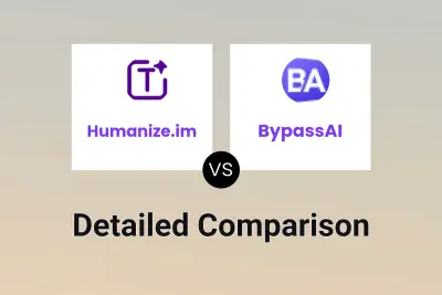 Humanize.im vs BypassAI Detailed comparison features, price