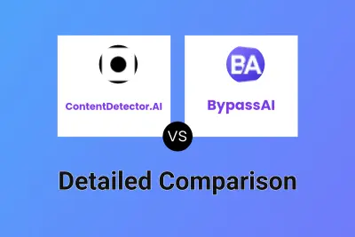 ContentDetector.AI vs BypassAI Detailed comparison features, price