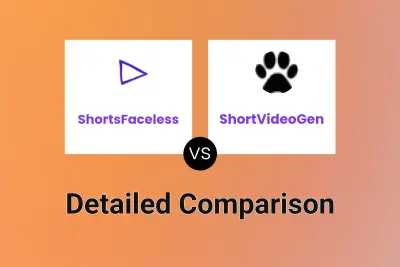 ShortsFaceless vs ShortVideoGen Detailed comparison features, price