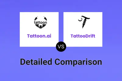 Tattoon.ai vs TattooDrift Detailed comparison features, price