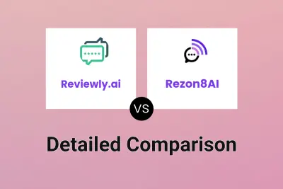 Reviewly.ai vs Rezon8AI Detailed comparison features, price