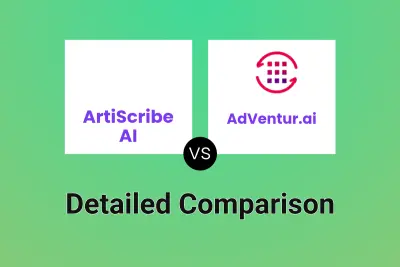 ArtiScribe AI vs AdVentur.ai Detailed comparison features, price