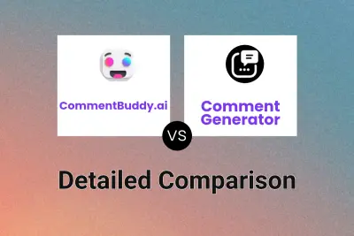 CommentBuddy.ai vs Comment Generator Detailed comparison features, price