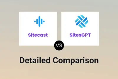 Sitecast vs SitesGPT Detailed comparison features, price