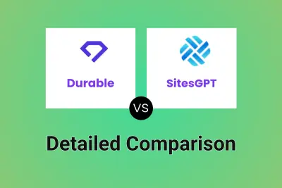 Durable vs SitesGPT Detailed comparison features, price