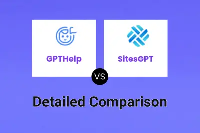 GPTHelp vs SitesGPT Detailed comparison features, price