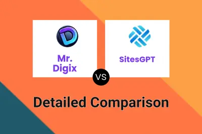 Mr. Digix vs SitesGPT Detailed comparison features, price