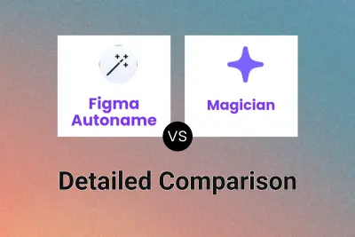 Figma Autoname vs Magician Detailed comparison features, price