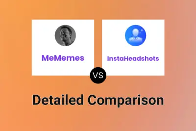 MeMemes vs InstaHeadshots Detailed comparison features, price