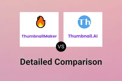 ThumbnailMaker vs Thumbnail.AI Detailed comparison features, price