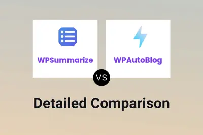 WPSummarize vs WPAutoBlog Detailed comparison features, price