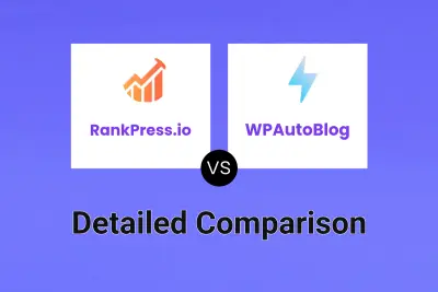 RankPress.io vs WPAutoBlog Detailed comparison features, price