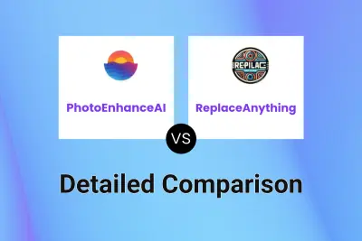 PhotoEnhanceAI vs ReplaceAnything Detailed comparison features, price