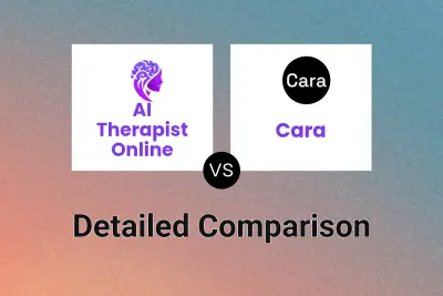 AI Therapist Online vs Cara Detailed comparison features, price