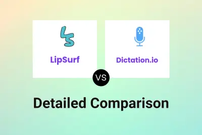 LipSurf vs Dictation.io Detailed comparison features, price