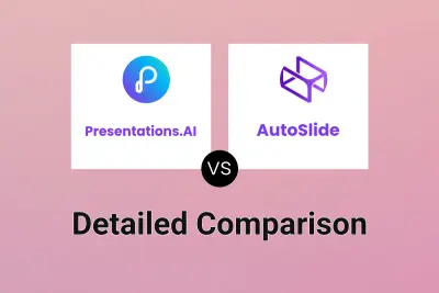 Presentations.AI vs AutoSlide Detailed comparison features, price